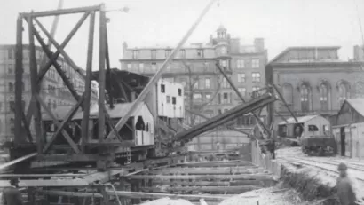 Boston Subway Tremont Construction